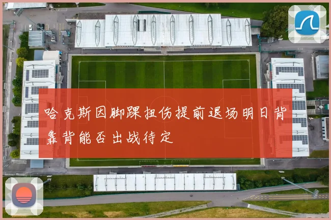 哈克斯因脚踝扭伤提前退场明日背靠背能否出战待定